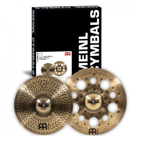 Meinl Pure Alloy Custom Crash Cymbal Set & Gibraltar Rock Boom Stands