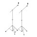 Meinl Pure Alloy Custom Crash Cymbal Set & Gibraltar Rock Boom Stands