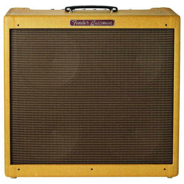 Fender 59 Bassman LTD Valve Guitar Amp, Lacquered Tweed - FRONT