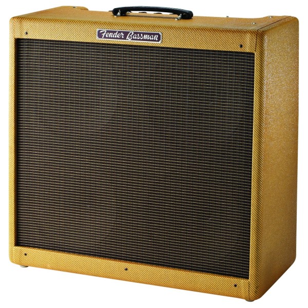 Fender 59 Bassman LTD Valve Guitar Amp, Lacquered Tweed - LEFT