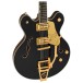 Grestch Falcon Center Block LTD with String-Thru Bigsby and Gold Hardware EB, Midnight Sapphire - BODY DETAIL