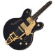 Grestch Falcon Center Block LTD with String-Thru Bigsby and Gold Hardware EB, Midnight Sapphire - BODY FRONT