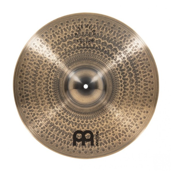 Meinl Pure Alloy Custom 18'' Medium Heavy Crash Cymbal & Gear4music Boom Arm Stand, Black