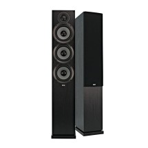 ELAC Debut F6.2 Floorstanding Speaker (Pair), Black Ash