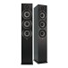ELAC Debut F6.2 Vinyl Floorstanding Speaker (Pair), Black Ash - no grille