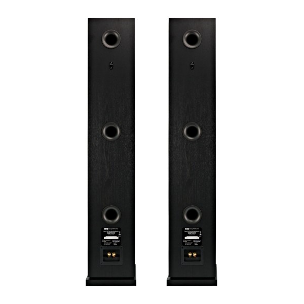 ELAC Debut F6.2 Vinyl Floorstanding Speaker (Pair), Black Ash