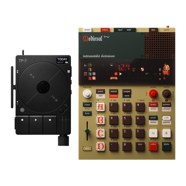 Teenage Engineering TP-7 Field Recorder, Black (With Free EP-1320 Medieval) - Bundle
