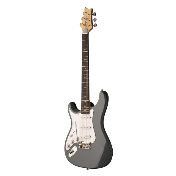 PRS SE Silver Sky Left Handed RW, Storm Gray - Angled