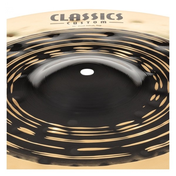 Meinl Classics Custom Dual 15'' Hi Hats & Heavy Duty Two-Leg Hi-Hat Stand by Gear4music