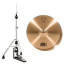Meinl Pure Alloy 14" Medium Hi-Hats & Heavy Duty Two-Leg Hi-Hat Stand by Gear4music