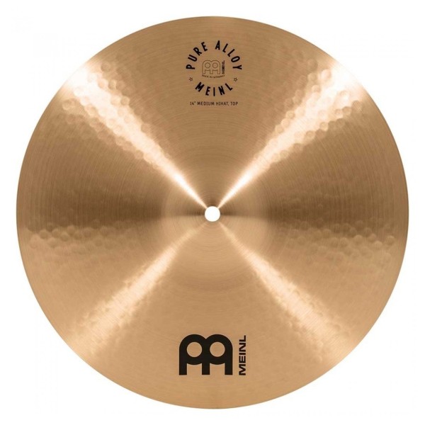 Meinl Pure Alloy 14" Medium Hi-Hats & Heavy Duty Two-Leg Hi-Hat Stand by Gear4music