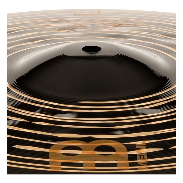 Meinl Classics Custom Dark 14" Heavy Hi-Hats & Heavy Duty Two-Leg Hi-Hat Stand by Gear4music
