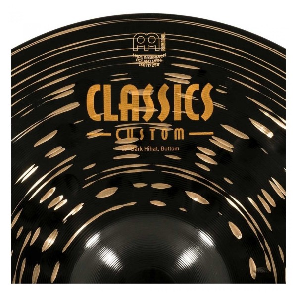 Meinl Classics Custom Dark 15'' Hi-Hats & Heavy Duty Two-Leg Hi-Hat Stand by Gear4music