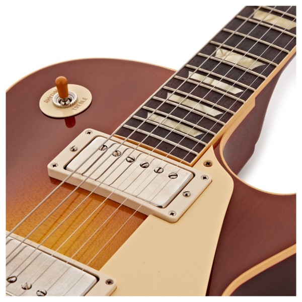 Gibson Custom 1958 Les Paul Standard Reissue VOS, Ice Tea Burst #85364 - NECK PICKUP AND SELECTOR