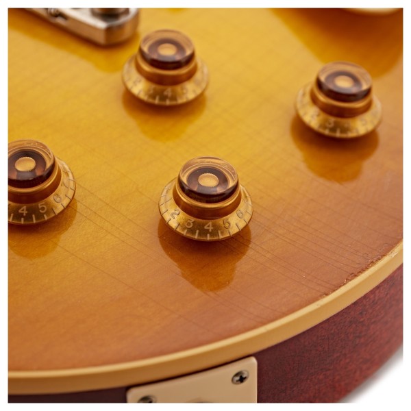 Gibson Custom 1958 Les Paul Standard Reissue Light Aged, Lemon Burst #84438 - CONTROLS