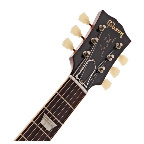 Gibson Custom 1958 Les Paul Standard Reissue Light Aged, Lemon Burst #84438 - HEADSTOCK