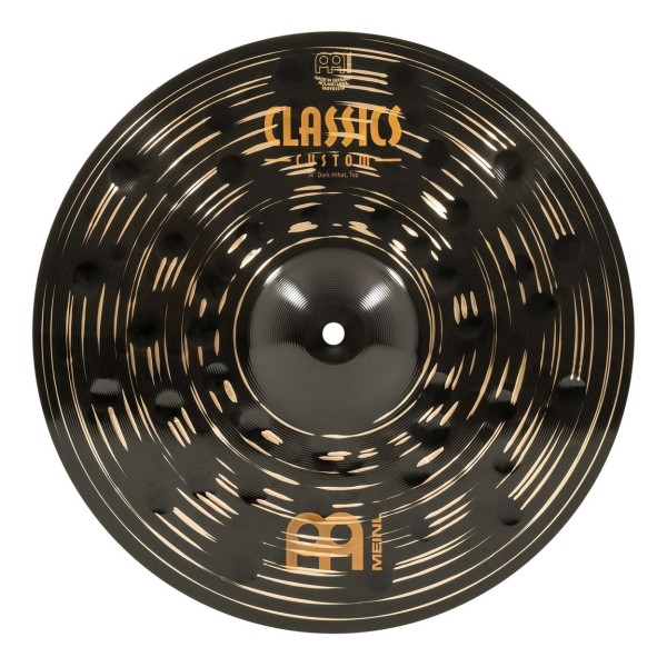 Meinl Classics Custom Dark 14'' Hi-Hats & Heavy Duty Two-Leg Hi-Hat Stand by Gear4music