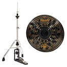Meinl Classics Custom Dark 13'' Hi-Hats & Heavy Duty Two-Leg Hi-Hat Stand by Gear4music