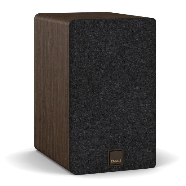 DALI Kupid Bookshelf Speaker (Pair), Dark Walnut - grille 