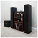 ELAC Debut F6.2 Floorstanding Speaker (Pair), Black Ash - lifestlye 1