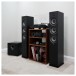 ELAC Debut F6.2 Floorstanding Speaker (Pair), Black Ash - lifestlye 2