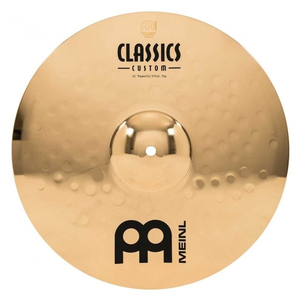 Meinl Classics Custom 14" Powerful Hi-Hats & Heavy Duty Two-Leg Hi-Hat Stand by Gear4music