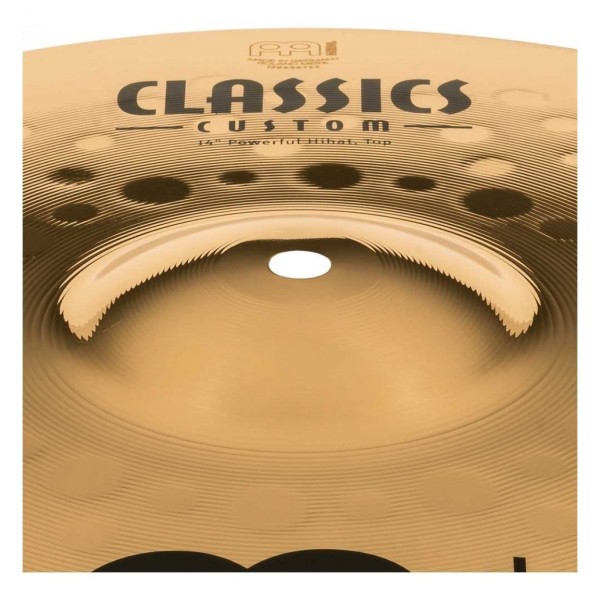 Meinl Classics Custom 14" Powerful Hi-Hats & Heavy Duty Two-Leg Hi-Hat Stand by Gear4music