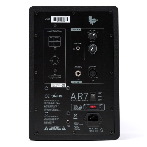 AR7 Studio Monitor - Rear