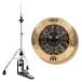 Meinl Classics Custom Dual 14'' Hi Hats & Heavy Duty Two-Leg Hi-Hat Stand by Gear4music