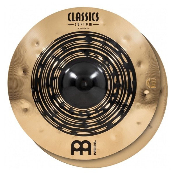 Meinl Classics Custom Dual 14'' Hi Hats & Heavy Duty Two-Leg Hi-Hat Stand by Gear4music