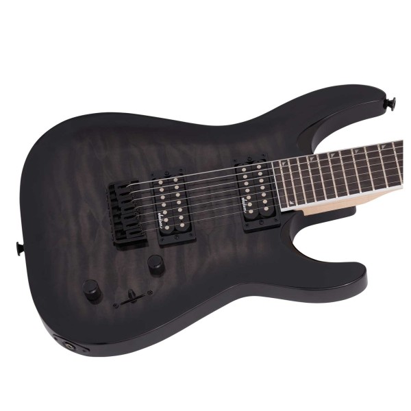 Jackson JS32Q DKA Dinky HT, Trans Black Burst