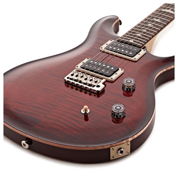 PRS CE24, Fire Red Burst - BODY DETAIL