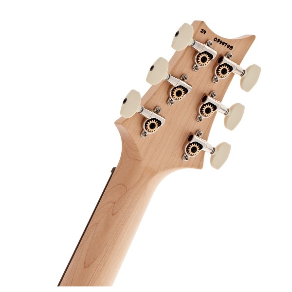 PRS CE24, Fire Red Burst - HEADSTOCK REAR