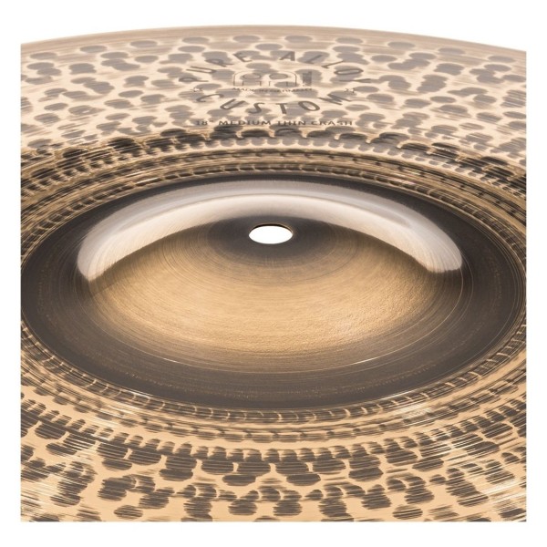 Meinl Pure Alloy Custom 18" Medium Thin Crash & Heavy Duty Cymbal Boom Stand by Gear4music