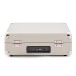 AVCOM Suitcase Turntable with Active Speakers, Cream & White