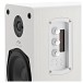 AVCOM Suitcase Turntable with Active Speakers, Red & White