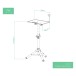AVCOM FHDP65 FHD 1080p Projector with Tripod Stand