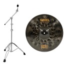 Meinl Classics Custom Dark 16'' Crash & Heavy Duty Cymbal Boom Stand by Gear4music