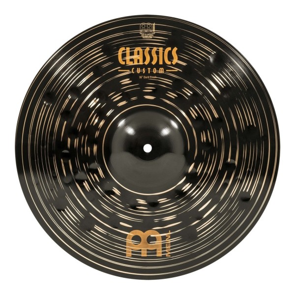 Meinl Classics Custom Dark 16'' Crash & Heavy Duty Cymbal Boom Stand by Gear4music
