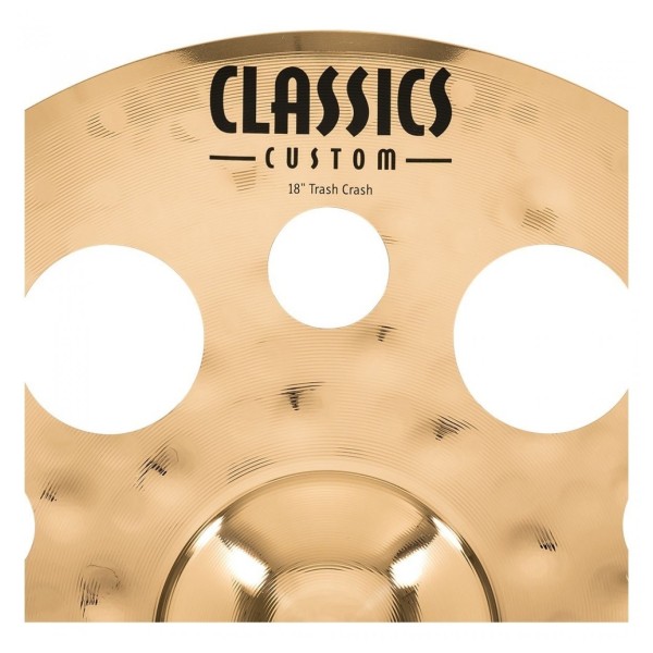 Meinl Classics Custom 18'' Trash Crash & Heavy Duty Cymbal Boom Stand by Gear4music