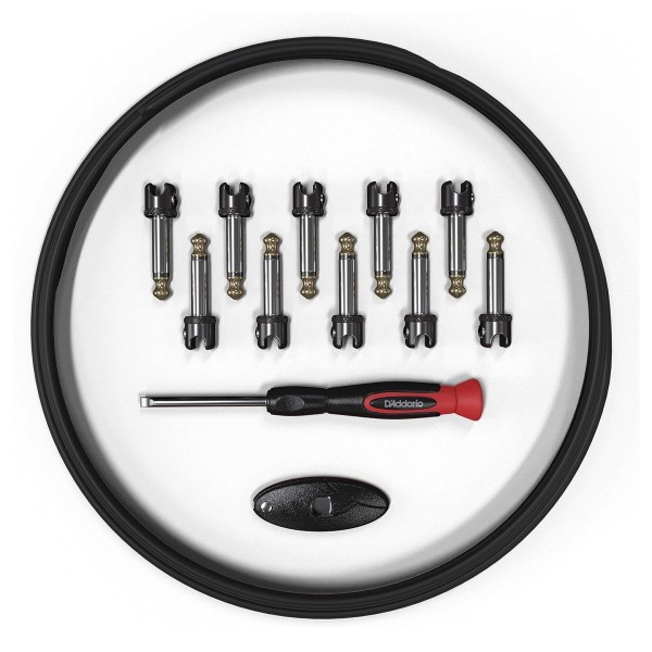 Daddario Diy Solderless Pedalboard Cable Kit With Mini Plugs, Open