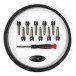 Daddario Diy Solderless Pedalboard Cable Kit With Mini Plugs, Open