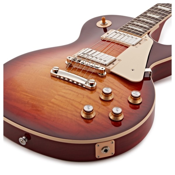 Gibson Les Paul Standard 60s Figured Top, Bourbon Burst #218140089 - BODY DETAIL