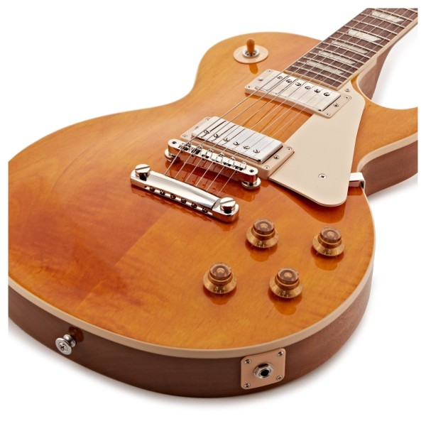 Gibson Les Paul Standard 50s Figured Top, Honey Amber #214350213 - BODY DETAIL