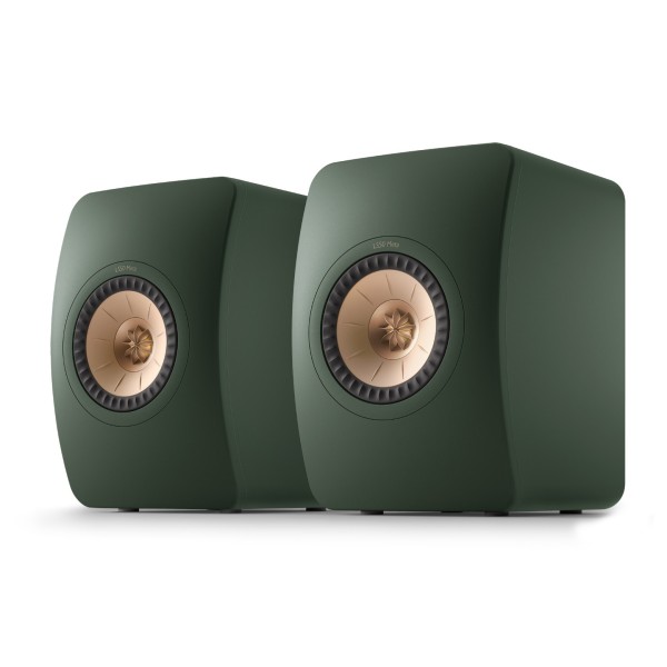 KEF LS50 Meta Speakers (Pair), Moss Green - main 
