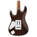 Ibanez AZ2204NJA Prestige, Tobacco Sunburst - BACK OF BODY CLOSEUP