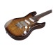 Ibanez AZ2204NJA Prestige, Tobacco Sunburst - ANGLE SHOT