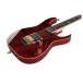 Ibanez RG8565R J Custom, Charmant Wine Red - FRONT OF BODY ANGLE SHOT