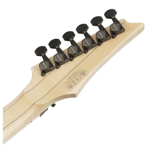 Ibanez 540PIII Genesis, Black - BACK OF HEADSTOCK