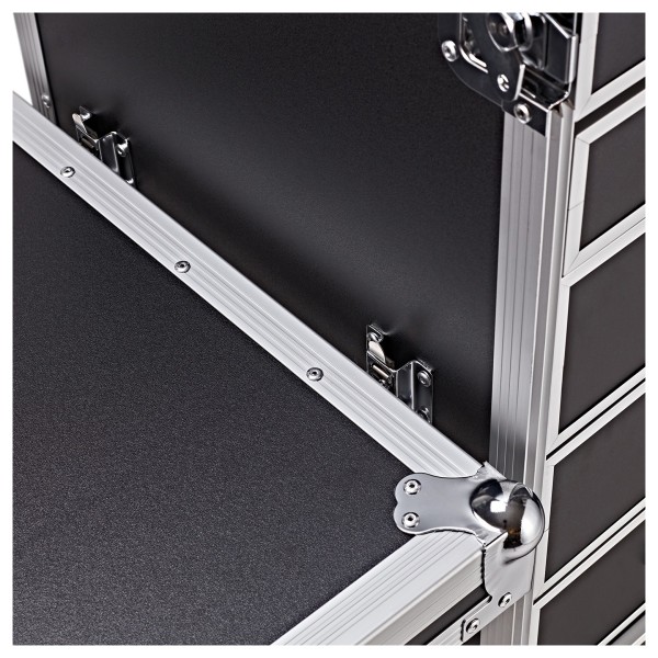 Trojan Pro 7 Drawer Single Table Heavy Duty Wheeled Flight Case
